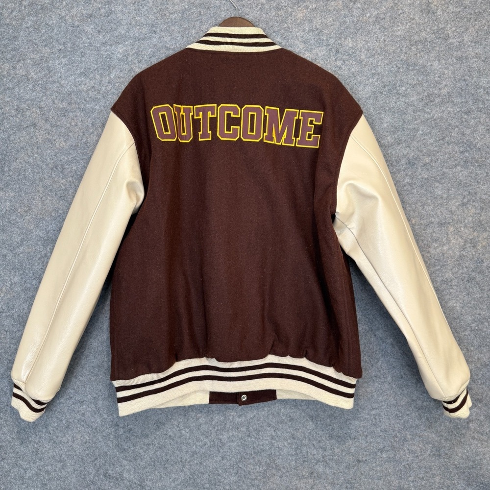 Outcome‎ TV Show Wool Letterman Varsity Jacket XL Keanu Reeves Jonah Hill RARE